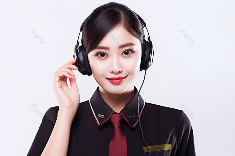 魅力职业美女客服接听电话,高清,摄影图,摄影图片,图片大全,摄影图免费下载